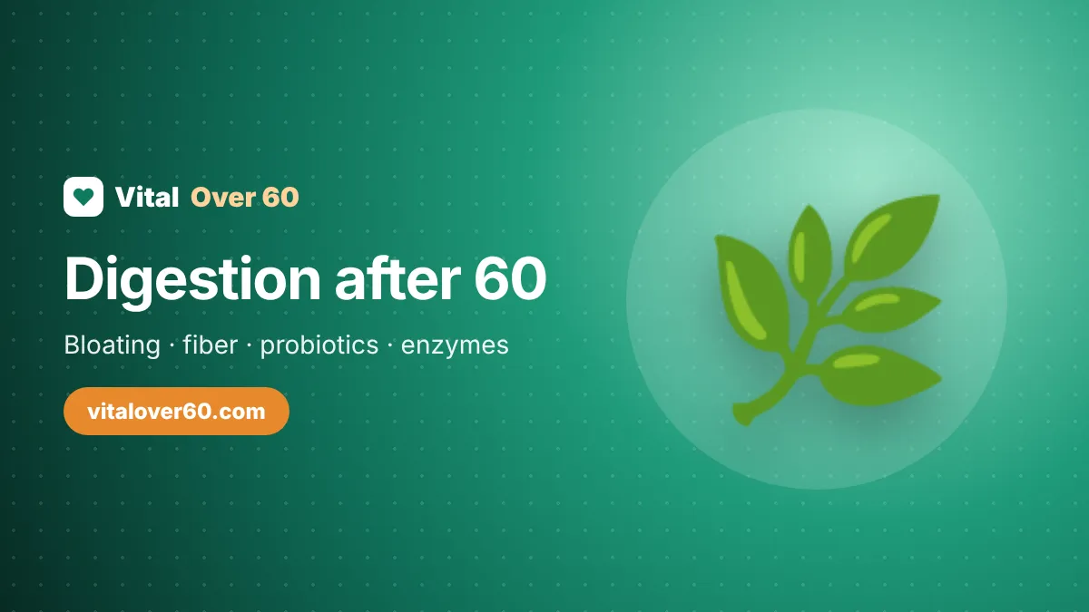 Digestion After 60: How to Get Your Gut Back on Track