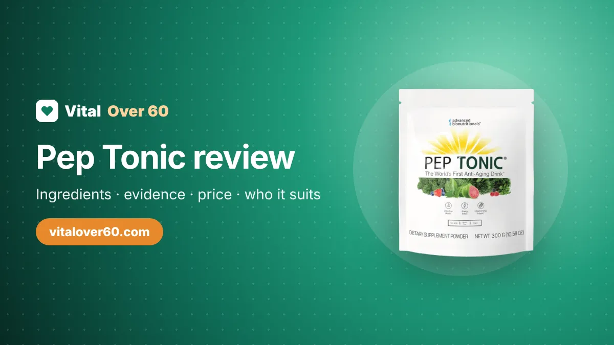 Pep Tonic Review: A Longevity Drink for Energy After 60
