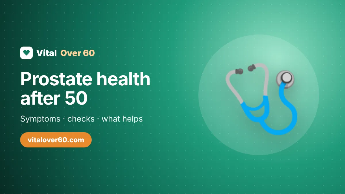 Prostate Health After 50: What Every Man Should Know